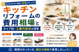 キッチンリフォーム費用相場