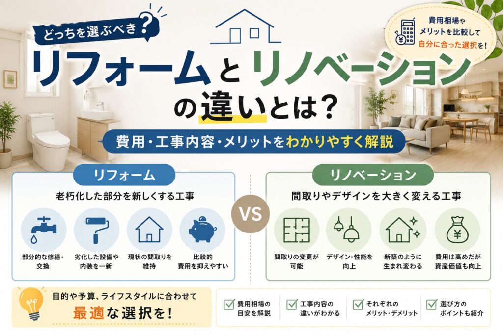 リフォームとリノベーションの違い_アイキャッチ