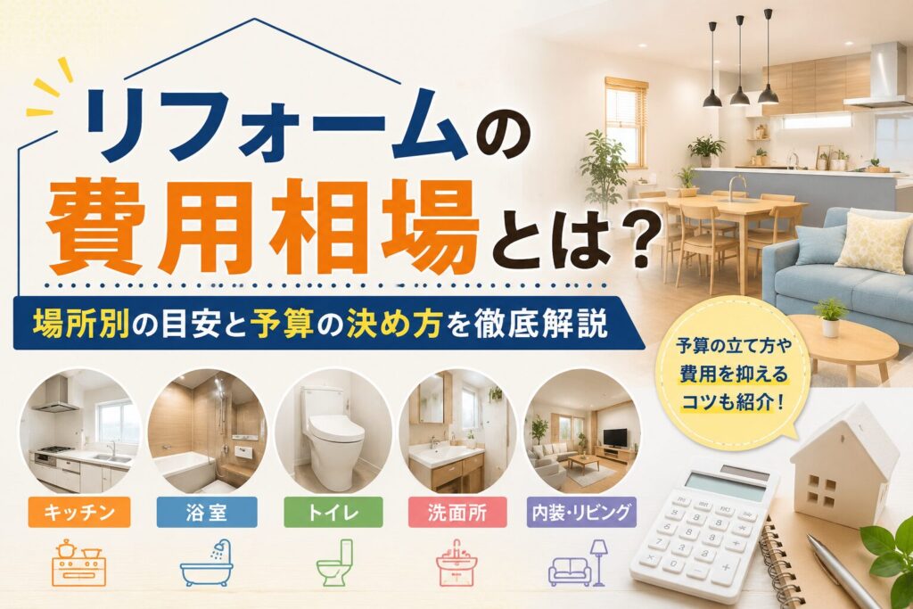 リフォームの費用相場とは？